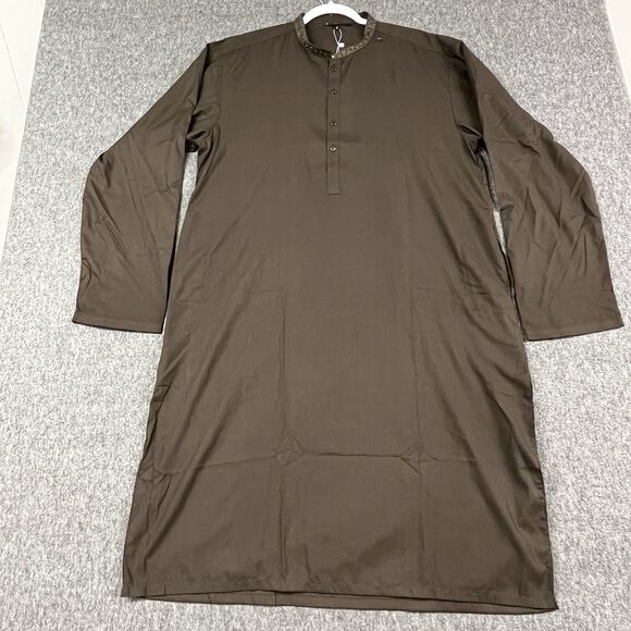 Alkaram Studio Kurta Tunic Size XL Brown - New - Picture 1 of 9